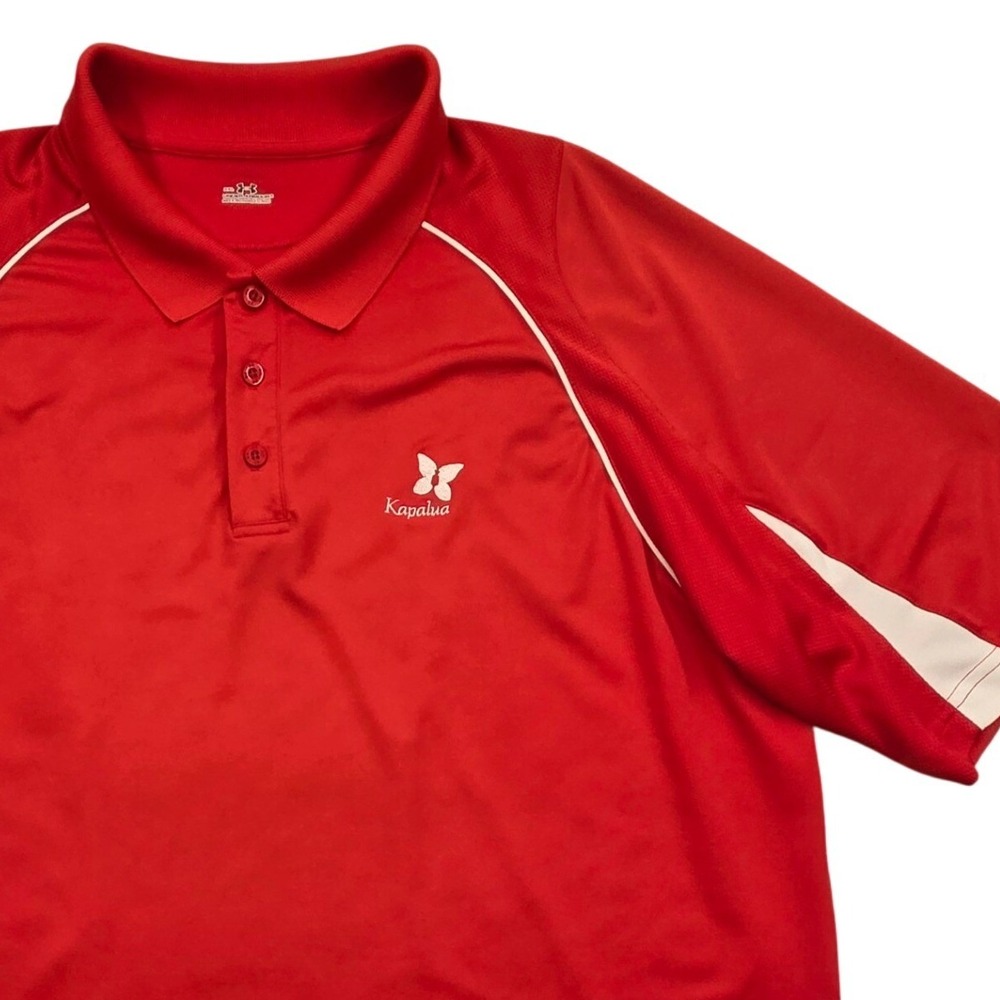 Under Armour Kapalua CC Golf Polo Shirt Mens XXL Red Short Sleeve Performance